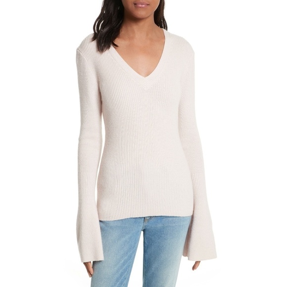 💕REBECCA MINKOFF💕 100% Cashmere Stevie Sweater - Picture 5 of 6